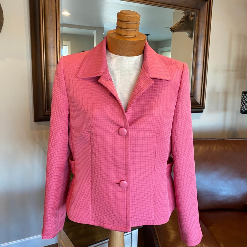 pink style and Co blazer size 10p